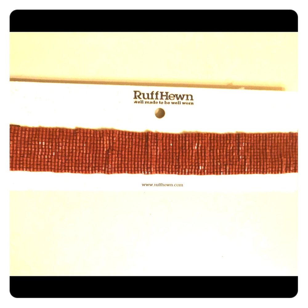 3/$15 NWT Ruff Hewn beaded choker